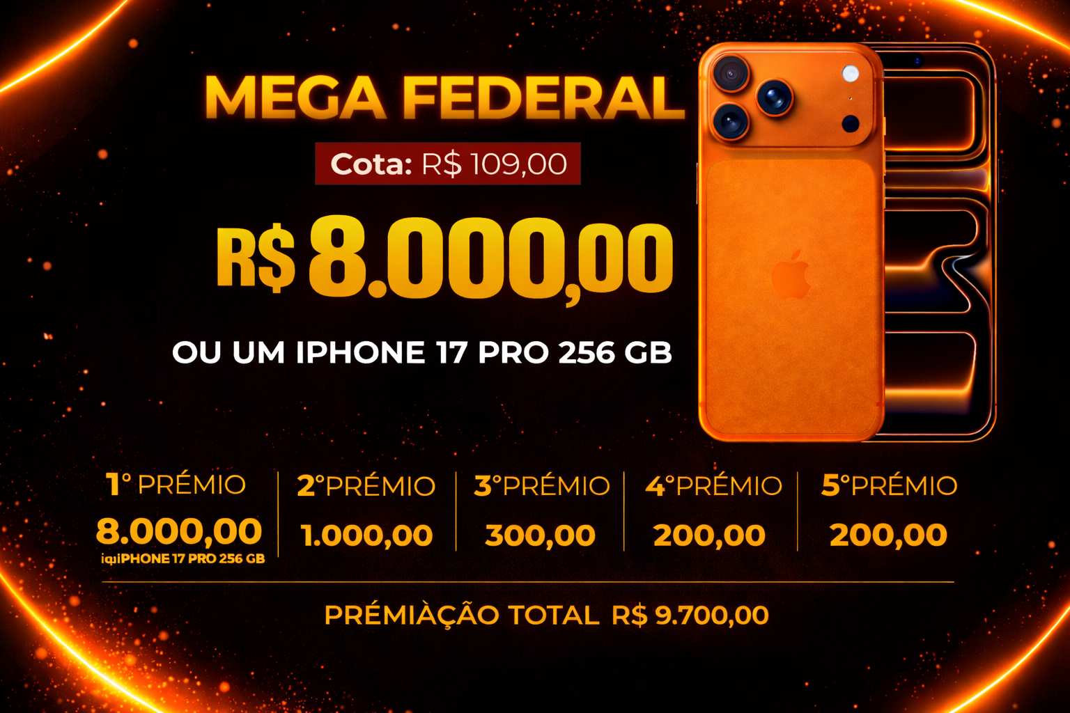 16° SORTEIO ONLINE ( FEDERAL 04/02)